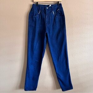 Rockies Blue Vintage Straight Leg Jeans High-Waisted Bareback Size 13/14